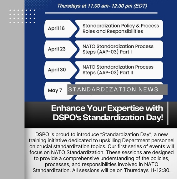 Enhance Your Expertise with DSPO's Standardization Day!